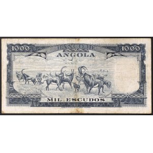 Angola, portugalská kolonie (do roku 1975), 1 000 escudos 10/06/1970