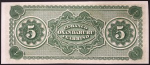 Argentina, Republic (1816-date), 5 Pesos Fuertes n.d. (1869)