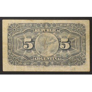 Argentina, Republic (1816-date), 5 Centavos 01/05/1892