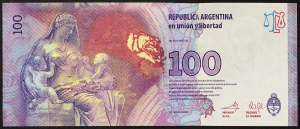 Argentina, Republika (1816-data), 100 pesos b.d. (2012)