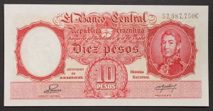 Argentinien, Republik (ab 1816), 10 Pesos 28/03/1935