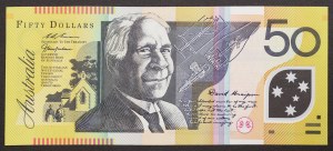 Austrálie, Království, Alžběta II (1952-2022), 50 dolarů b.d.