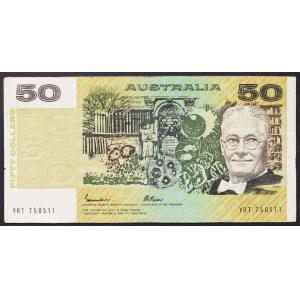 Australia, Regno, Elisabetta II (1952-2022), 50 dollari 1985