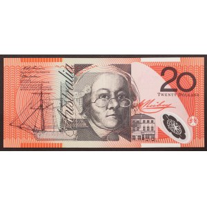 Austrália, kráľovstvo, Alžbeta II (1952-2022), 20 dolárov b.d.