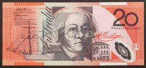 Australia, Królestwo, Elżbieta II (1952-2022), 20 dolarów n.d.