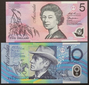 Australia, Regno, Elisabetta II (1952-2022), Lotto 2 pezzi.