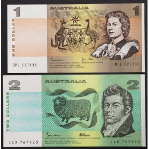 Australie, Royaume, Elizabeth II (1952-2022), Lot 2 pcs.