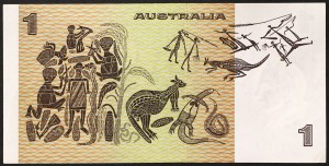 Austrálie, Království, Elizabeth II (1952-2022), 1 Dollar 1976