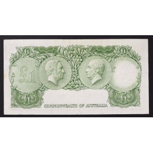 Austrálie, Království, Alžběta II (1952-2022), 1 libra b.d.