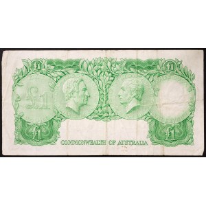 Austrália, kráľovstvo, Elizabeth II (1952-2022), 1 libra 1961-65