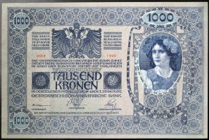 Austria, Cesarstwo Austro-Węgierskie, Franciszek Józef I (1848-1916), 1 000 koron z 1902 r.