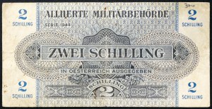 Austria, occupazione tedesca (1938-1945), 2 scellini 1944