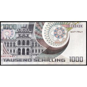 Austria, Seconda Repubblica, 1.000 scellini 03/01/1983