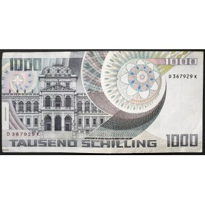 Austria, Druga Republika, 1.000 szylingów 03/01/1983