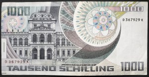 Austria, Druga Republika, 1.000 szylingów 03/01/1983