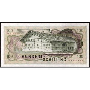 Austria, Second Republic, 100 Schilling 02/01/1969