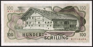 Austria, Second Republic, 100 Schilling 2/1/1969 (1981)