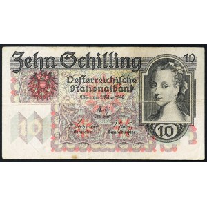 Autriche, Deuxième République, 10 Schilling 02/02/1946