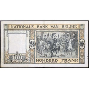 Belgique, Léopold III (1934-1950), 100 Francs 22/11/1946