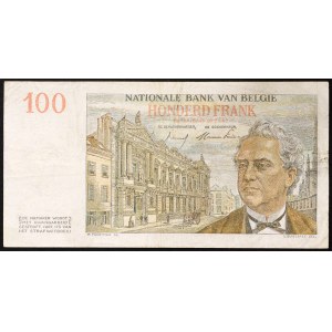 Belgia, Baudouin (1951-1993), 100 franków 13/11/1954