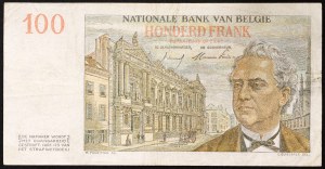 Belgio, Baldovino (1951-1993), 100 franchi 13/11/1954
