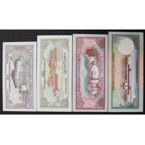 Bhutan, Kingdom, Jigme Singye Wangchuk (1972-date), Lot 4 pcs.