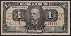 Brazylia, Republika (od 1889 r.), 1 000 000 reis 1944 r.