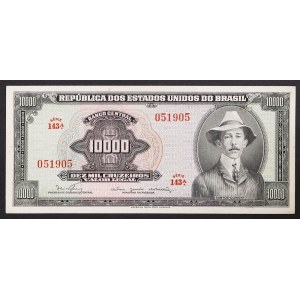 Brazylia, Republika (od 1889 r.), 10 000 Cruzeiros, 1966 r.