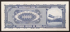 Brazylia, Republika (od 1889 r.), 10 000 Cruzeiros, 1966 r.