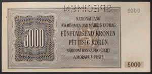 Čechy a Morava, republika, 5.000 korún 24/02/1944
