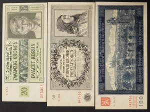 Bohemia & Moravia, Republic, Lot 3 pcs.