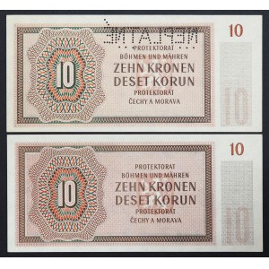 Bohemia &amp; Moravia, Republic, Lot 2 pcs.