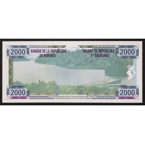 Burundi, Republic (1966-date), 2.000 Francs 25/06/2001
