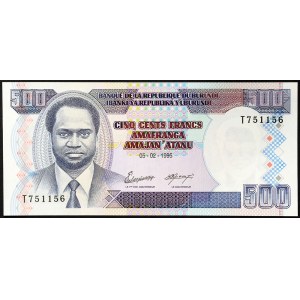 Burundi, Republic (1966-date), 500 Francs 5/2/1995 (2005)