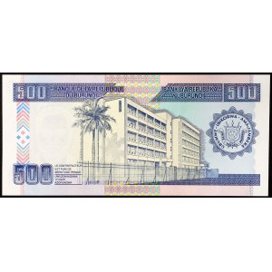 Burundi, republika (1966-dátum), 500 frankov 5/2/1995 (2005)
