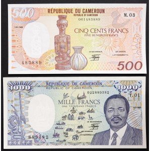 Cameroon, Republic (1966-date), Lot 2 pcs.