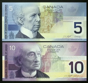 Canada, Elizabeth II (1952-2022), Lot 2 pcs.