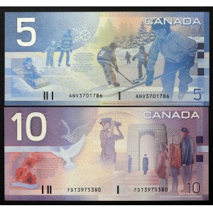 Kanada, Alžběta II (1952-2022), šarže 2 ks.