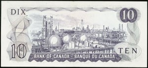 Kanada, Alžběta II (1952-2022), 10 dolarů 1971