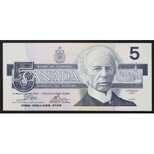 Kanada, Elżbieta II (1952-2022), 5 dolarów 1986 r.
