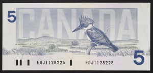 Kanada, Alžbeta II (1952-2022), 5 dolárov 1986