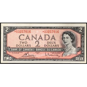 Kanada, Elżbieta II (1952-2022), 2 dolary 1954