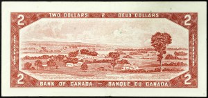 Canada, Elisabetta II (1952-2022), 2 dollari 1954