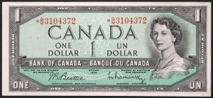 Canada, Elisabetta II (1952-2022), 1 dollaro 1954