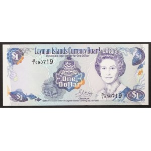 Kajmanské ostrovy, britská kolónia, 1 dolár 1996