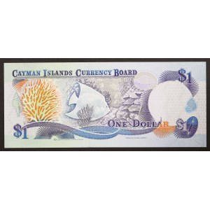 Kajmany, kolonia brytyjska, 1 dolar 1996 r.
