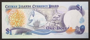 Cayman Islands, British Colony, 1 Dollar 1996