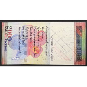 Capo Verde, Repubblica (1976-data), 2.000 Escudos 1999-00