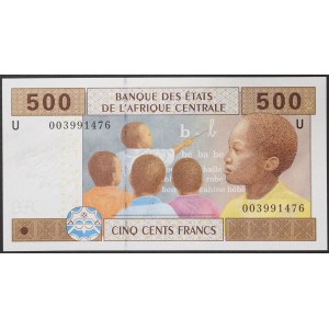Středoafrické státy, Kamerun (E, od 2002 U), 500 franků 2002