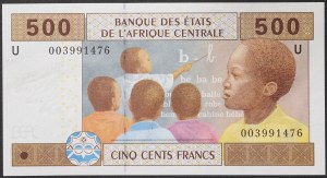 Stati dell'Africa centrale, Camerun (E, dal 2002 U), 500 franchi 2002